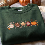 Embroidered Book Lover Sweatshirt