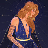 The Starlit High Lady *Gold Foil Print*: 5x7