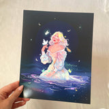 The Diviner *lridescent foil*: 5x7 inches