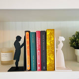 Pride and Prejudice Bookends Black, White