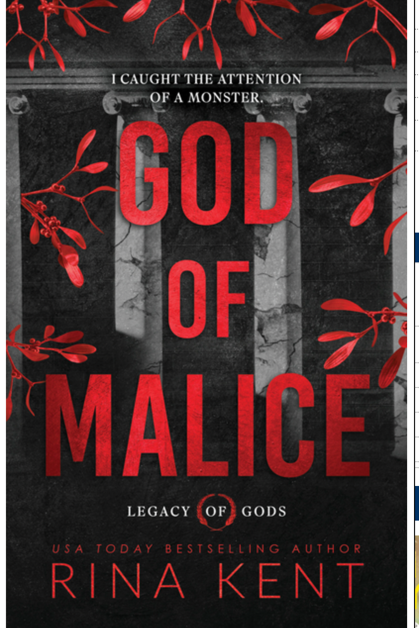 God of Malice (Standard Edition)  by Rina Kent (Paperback)