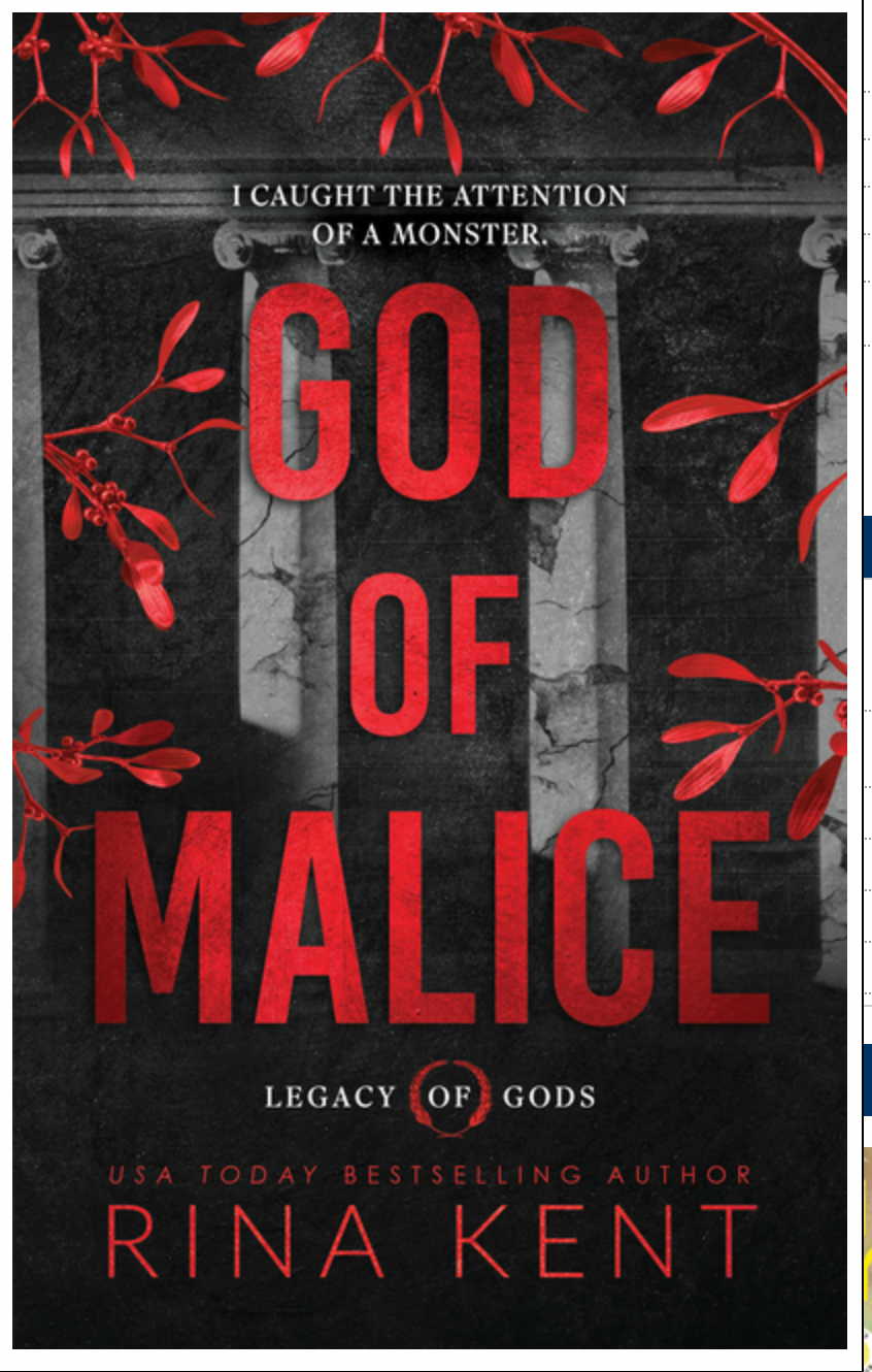 God of Malice (Standard Edition)  by Rina Kent (Paperback)