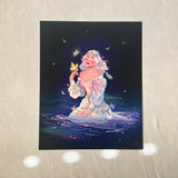 The Diviner *lridescent foil*: 5x7 inches