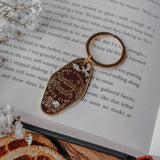 Fantasy Reader Enamel Keychain