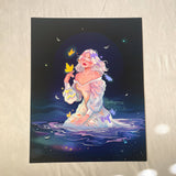The Diviner *lridescent foil*: 5x7 inches