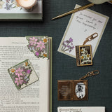Locket Keychain, Wildflowers