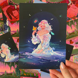 The Diviner *lridescent foil*: 5x7 inches