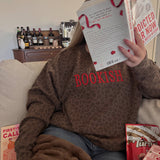 Bookish Leopard Print sweatshirt