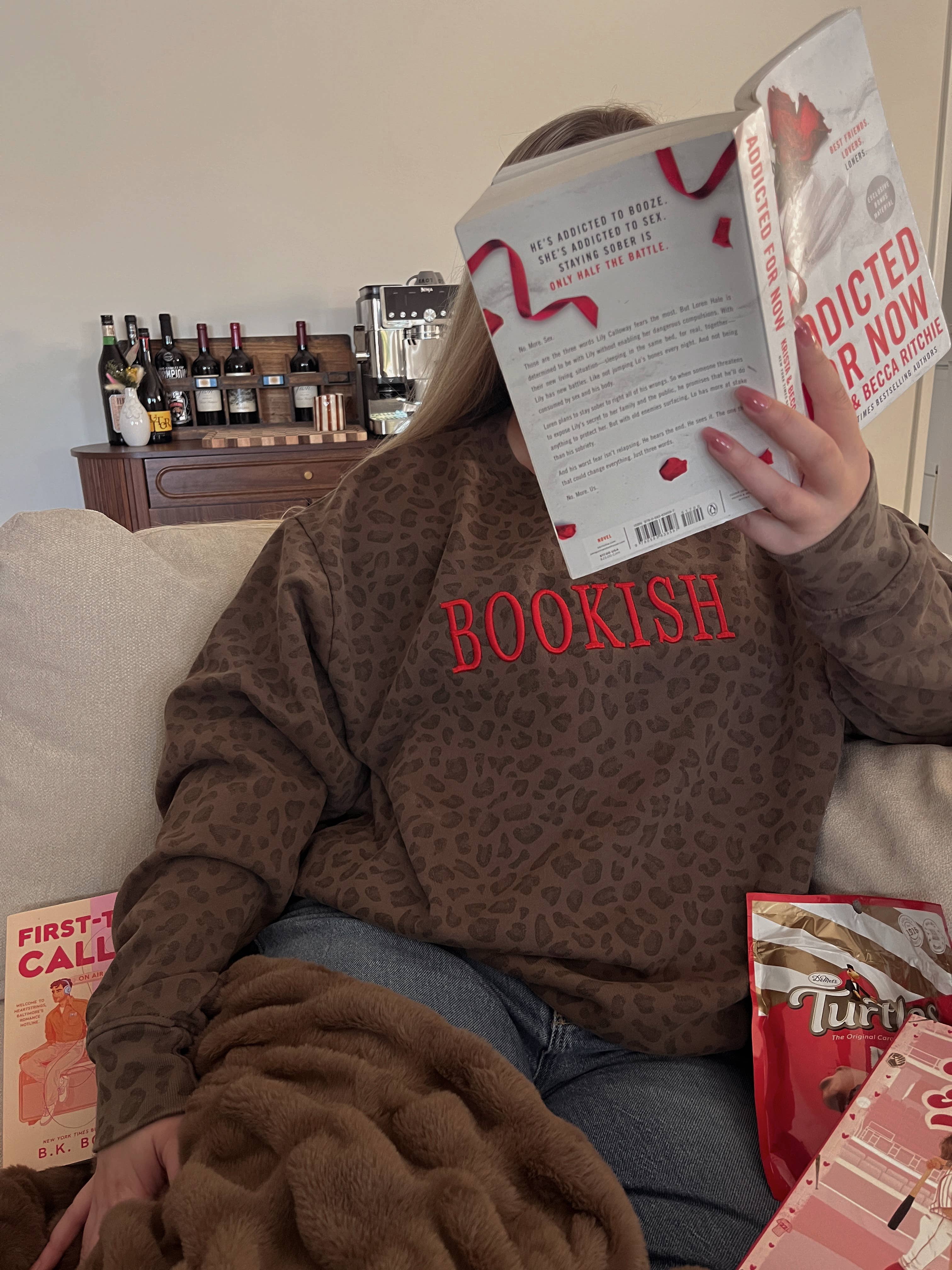 Bookish Leopard Print sweatshirt