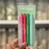Bookish Holiday Pen Set – 4-Pack Christmas Click Pens