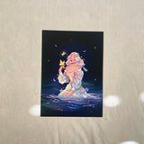 The Diviner *lridescent foil*: 5x7 inches