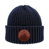 Velaris Leather Patch Beanie | ACOTAR