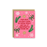 Merry & Bright Reading Time – Book Lovers Christmas Card