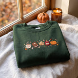 Embroidered Book Lover Sweatshirt