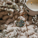 Waiting To Be Kidnapped By Faeries Enamel Keychain
