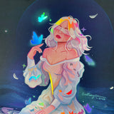 The Diviner *lridescent foil*: 5x7 inches