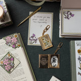 Locket Keychain, Wildflowers