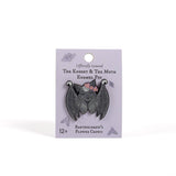 Bartholomew in a Flower Crown Enamel Pin | The Knight and the Moth