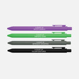 Court Drama Funny Romantasy Reader Pen Set for Book Lovers