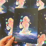 The Diviner *lridescent foil*: 5x7 inches