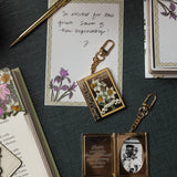 Locket Keychain, Wildflowers