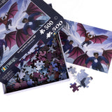 Bat Boys Solstice Snowball Fight 500-Piece Puzzle | ACOTAR