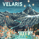 A Court of Thorns and Roses: Official Greetings from Velaris 1000-Piece Puzzle