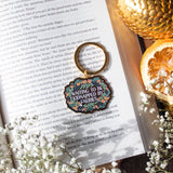 Waiting To Be Kidnapped By Faeries Enamel Keychain