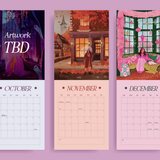 2027 Brittany Keller Art Wall Calendar