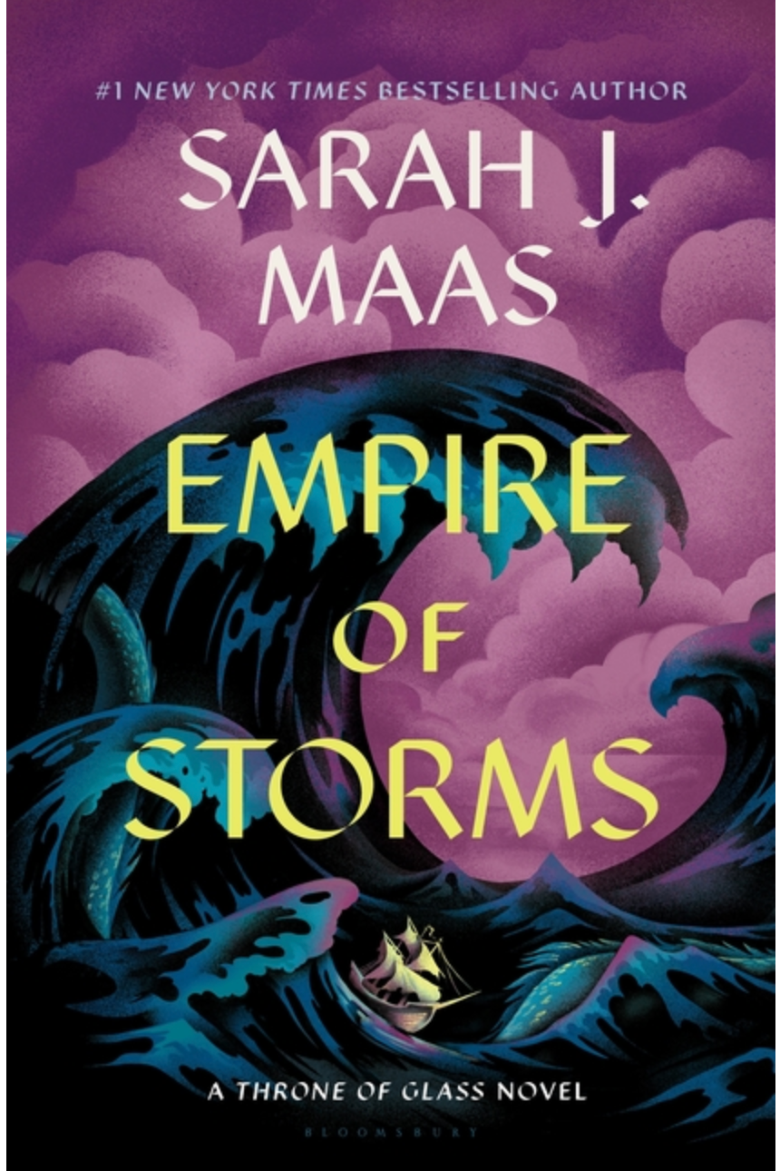 Empire of Storms - (Throne of Glass) by Sarah J Maas (Paperback)