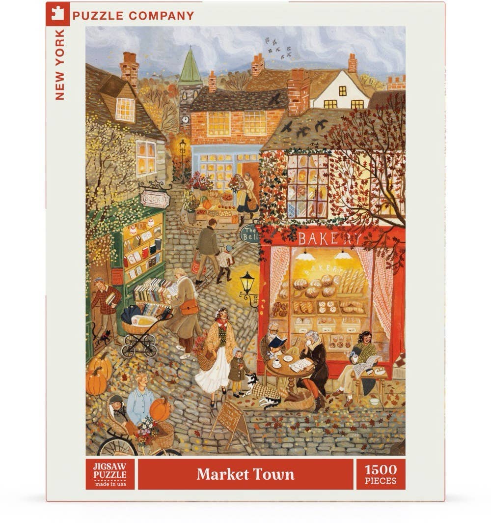 Market Town - 1500 Piece Jigsaw Puzzle