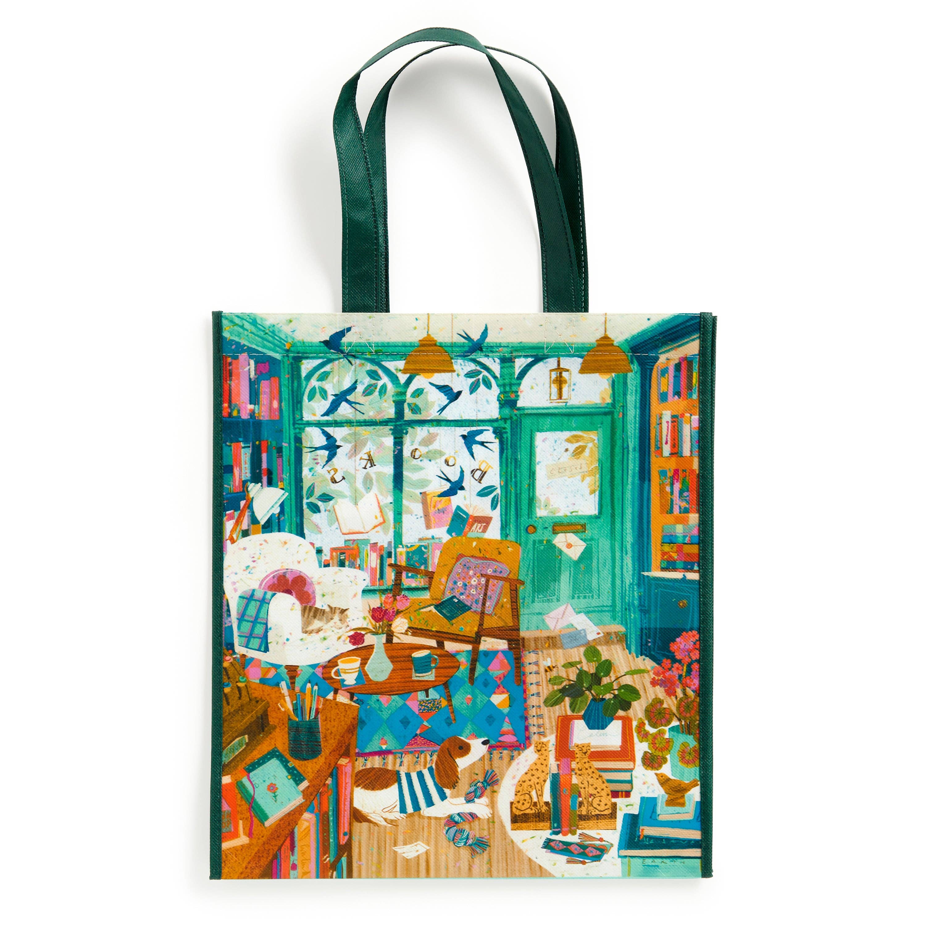 Bookshop Afternoon Reusable Shopping Bag
