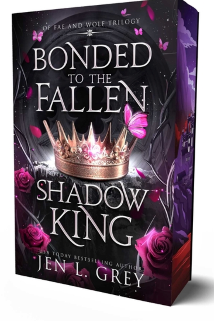 Bonded to the Fallen Shadow King - (Of Fae & Wolf Trilogy)  (paperback)