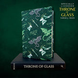 Throne of Glass fabric dust jacket