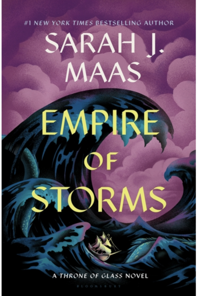Empire of Storms - (Throne of Glass) by Sarah J Maas (Paperback)