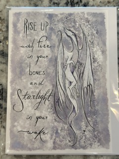 Rise up with fire - Greeting Card