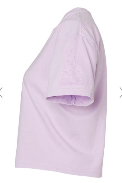 It's a Love Story Books T-Shirt (Lavender Haze)